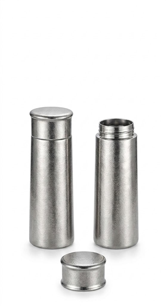 Vallerse TC030 titanium tumbler body crystal texture