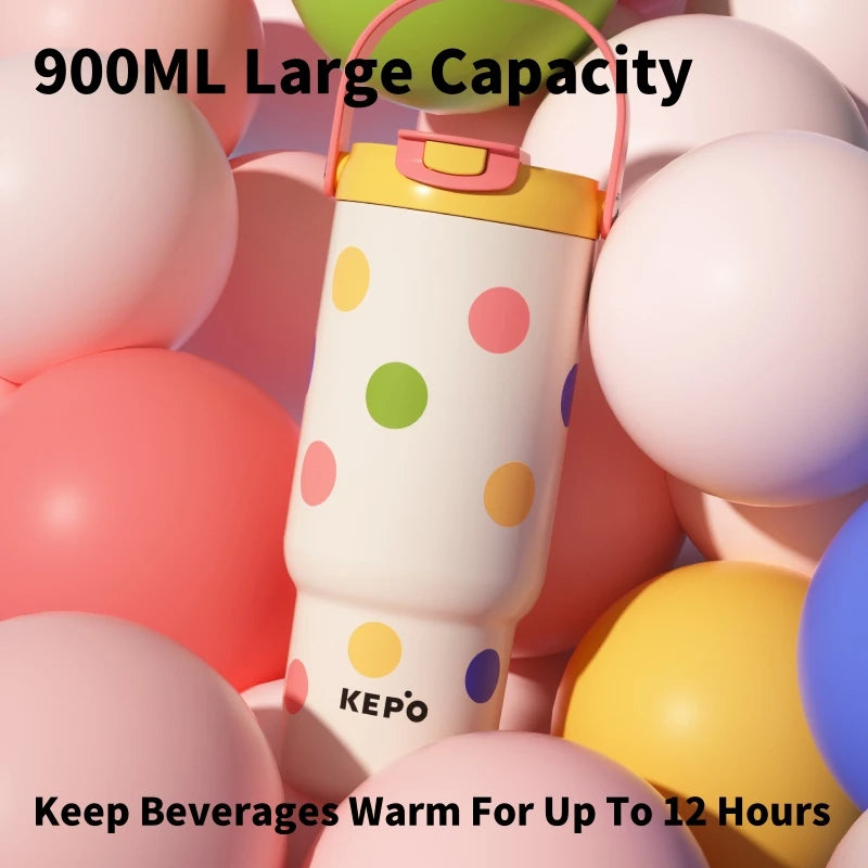 KEPO KC008 Three Drinking Options - Straw Direct Drinking Full Open
