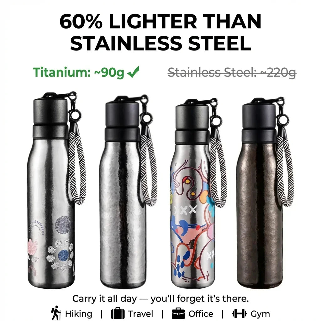 Titanium camping cup size reference
