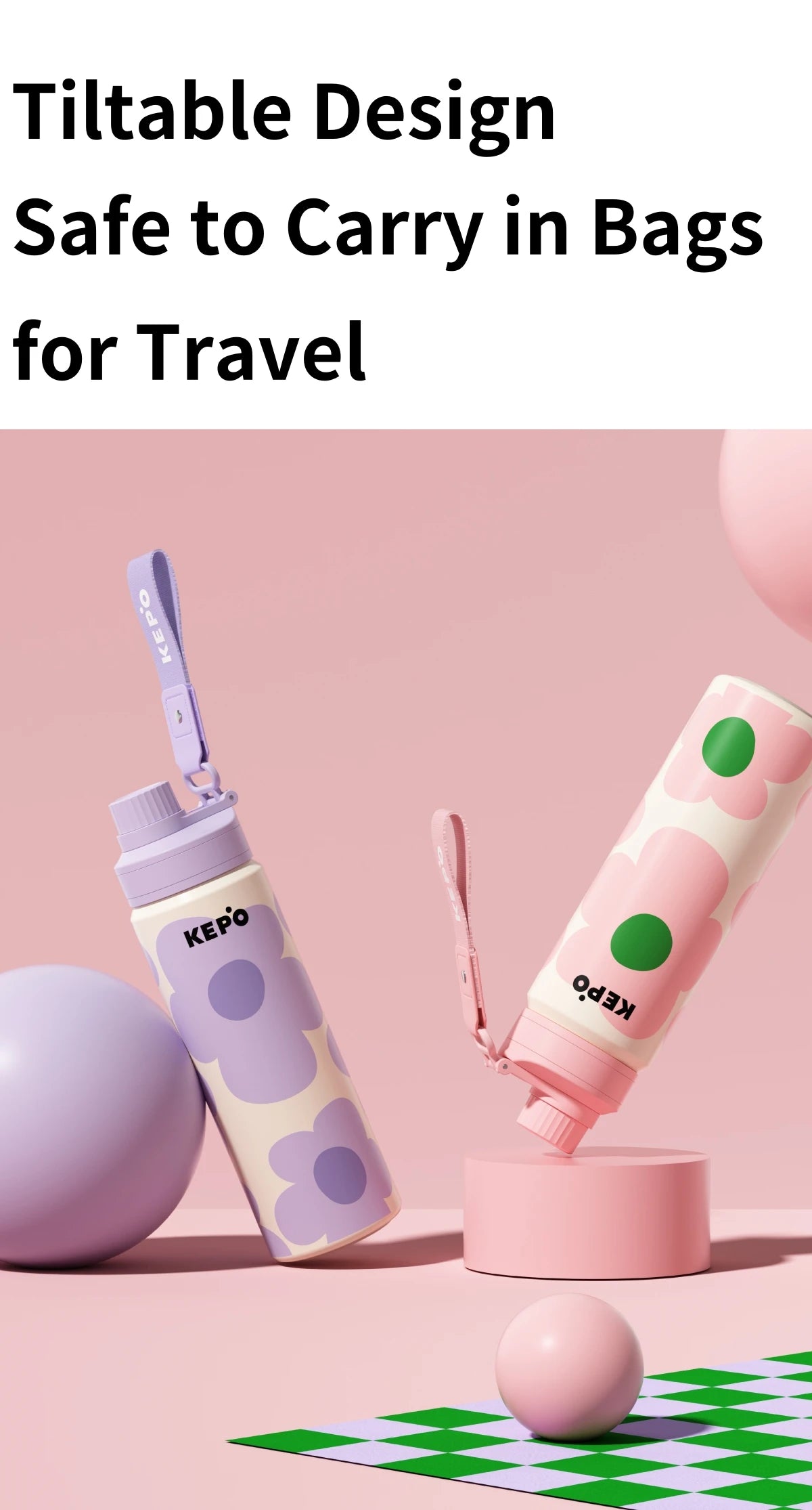 KEPO Tiltable Sport Carry Strap - Travel Safe