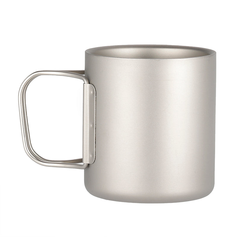 Vesselverse Ultralight Titanium Double Wall Insulated Camping Mug