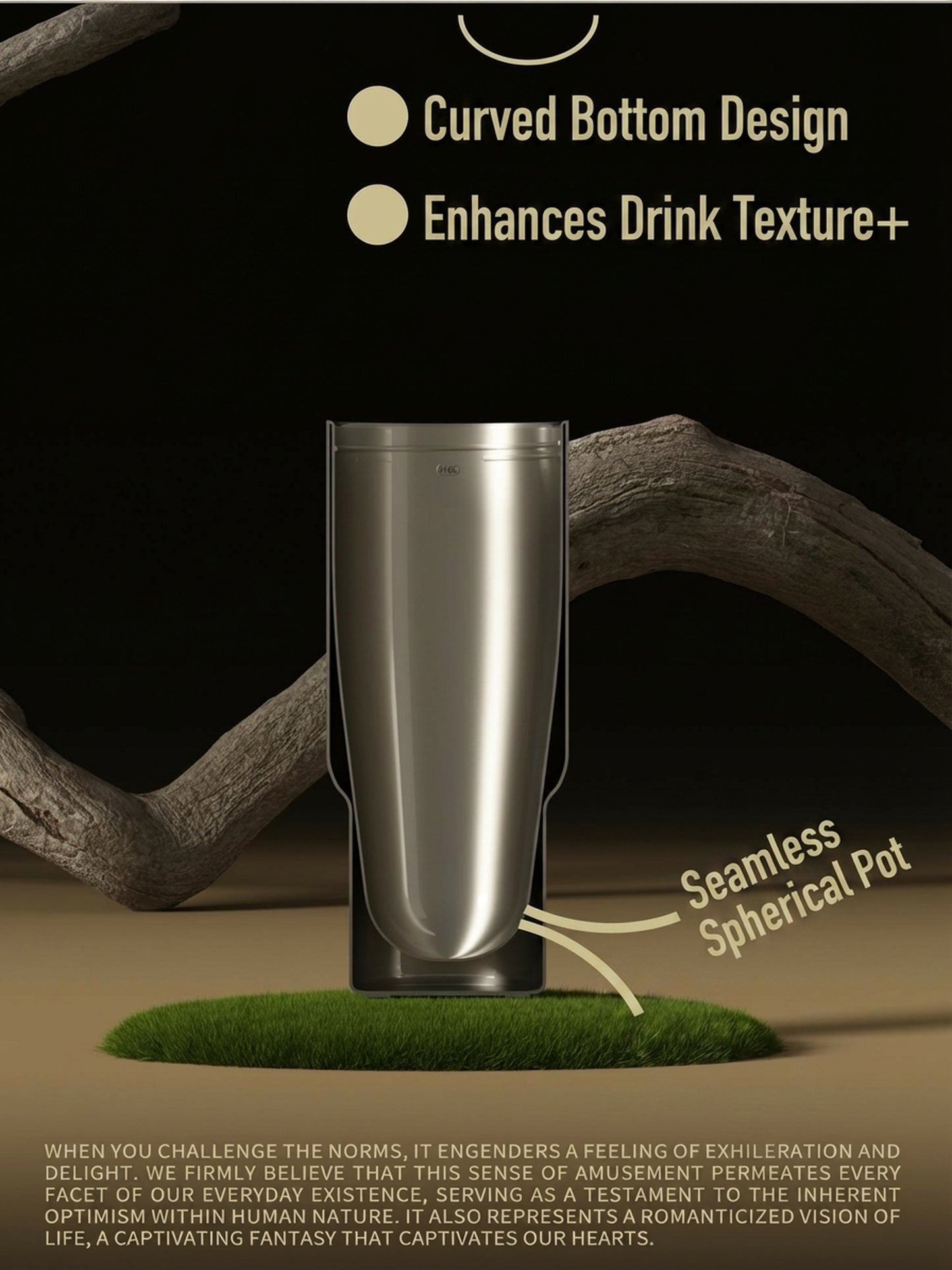 KEPO 700ml Insulated Straw Tumbler | Garden Inspiration Series | 316L Seamless Liner | 6-Hour Hot Cold